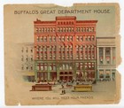Buffalo   s Great Department House Lithograph C 1890s Wm  Hengerer Co  Buffalo Ny