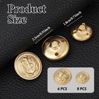 Gold Buttons  Ymapinc 14pcs Metal Blazer Buttons Set 18mm Large 