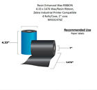 4   Wax Thermal Transfer Ribbon For Zebra Printer 110mm X 450m 4 33  X 1476  Roll