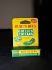  new  Burt s Bees X Grillo s Pickles Moisturizing Hydrating Lip Balm  0 15 Oz