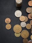 Vintage Foreign Coin Lot Of Mixed Country Coins See Pictures Very Cool     