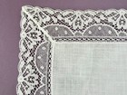 Vintage Hanky White Lace Wedding Linen New W o Tags Pristine Lovely Lace