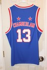 Blue Harlem Globetrotters Wilt Chamberlain  13  Stitched Basketball Jersey  - Xl