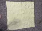 Vintage Handmade Quilt Baby Blanket Crib 37 x37  Pastel Cottagecore 80 s Euc