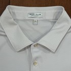 Peter Millar Summer Comfort Polo Shirt Mens 3xl Blue Striped Performance Golf