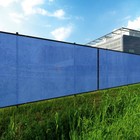 4ft Fence Privacy Screen Heavy Duty Mesh Shade Net Cover For Garden Yard Blue