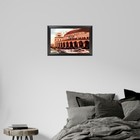 St  Louis Blues Arena Baseball Mlb Wood Framed Textured Art