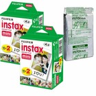 Fujifilm Instax Mini Instant Film With Cloth   50 Sheets Fit All Mini Cameras