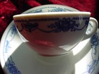 1920-40 s Blue  Adam Pattern Shenango Restaurant Ware Cup And Saucer Excellent