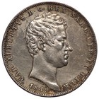 Italian States Kingdom Of Piedmont Sardinia 1849-p 5 Lire Km  130 Silver Coin