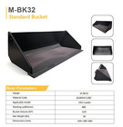 Agt 32 Inch Toothless Bucket  For Mini Skid Steer Loader Bucket Without Teeth