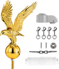 Flagpole Topper Eagle Finial Hardware Kit 11 Inch For 1 6 To 2 1 Inch Poles