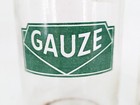 Vintage 1940s   1950s  kalon By Profex  Clear Glass Medical Apothecary Jar Pair