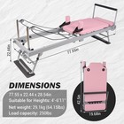 Home Pilates Reformer Machine  Foldable Pilates Equipment With Resistance Cords