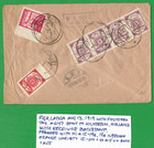 Latvia Holland  Registered Envelope  Used Riga To Hilversum 1919s  5313