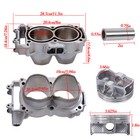 2011-2014 3022278 For Polaris Rzr Xp 900 900cc 93mm Cylinder Piston Gasket Kit