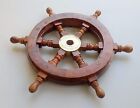 Brass Wall Decor 12   Wheel Finishing Steering Pirate Nautical Antique Viontage