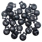 25 Pcs Adjustable Ball Cord Lock Round Toggle Stopper Cord Stop Rope Toggle S   