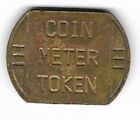  Coin Meter Brass Vintage Token