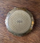 Vintage Stratton Compact Cobalt Blue Enamel W  Gold Courting Couple