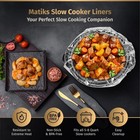 30 Pack Slow Cooker Liners     Large 13    X 21    Bpa-free Crock Pot Bags     Fits 3   