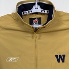Reebok Cfl Windbreaker Jacket Full Zip Lightweight Winnipeg Blue Bombers Large