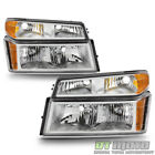 2004-2012 Chevy Colorado  gmc Canyon Headlights W parking Corner Lamps 4pc 04-12