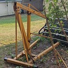 Mobile Boom jib Engine Hoist Shop Crane W  Hook 2 Ton 1 Ton