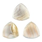 White Abalone Shell Guitar Pick - 2 0 Mm 346 Triangle - Handmade Exotic Plectrum
