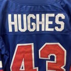 Quinn Hughes 43  Hockey Team Usa Winter Olympics 2026 Jersey Blue Stitched