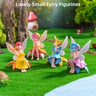 4-piece Lovely Miniature Fairy Figurines Set - Enchanting Fairy Garden Accessori