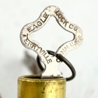 Nos Antique Eagle Lock Co Terryville Conn -chest   Cabinet   Trunk Lock W 2 Keys
