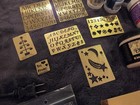 Embossing Powder Heat Tool Stencil Lot Large Lot