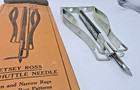 Vintage Betsey Ross Rug Shuttle Needle Rug Hooking Tool Original Box