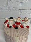 Vintage Rare Holt Howard Norcrest Napco Era Christmas Candy Cane Sleigh Figurine