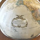 Vintage 12 Inch World Classic Series Globe Walnut 4 Leg Base By Replogle Inc Usa