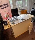 Mobile Catering Cart  Charcuterie Cart  Pancake Cart Includes L Shaped Divider