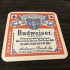 Lot Of 18 Vintage Budweiser Bar Coasters Cardboard   Paper -man Cave- 1950s 60s