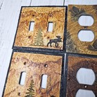 Lot Of Big Sky Carvers Switch Plate Outlet Covers Rustic Lodge Moose Wilderness 