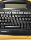 Alphasmart 3000 Portable Digital Word Processor Blue Transparent Refurbished