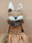 Woof And Poof Designer Collectible Fox Plush 18  Doll Woodland Toy Usa Made