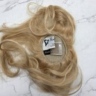 Vintage Long Blonde Human Hair Wig For Doll 8 - 9  Circumference Wavy Holly Wigs