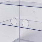 Clear Storage Case Hinged Doors Brightroom    Plastic Bathroom Caddy Shower Bath O