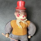 Vintage Monkey Doll Celluloid Head Carnival Prize Plush Cloth Body 1930s Japan