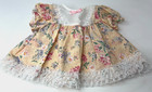 Jo Lene Infant 0-6 Months Vintage Coral Lace Trimmed Floral Dress With Panty