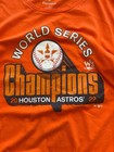 Fanatics Houston Astros 2022 World Series Champions Orange Graphic T-shirt