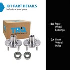 Wheel Bearing   Hub Front Pair For Mitsubishi Lancer Mirage
