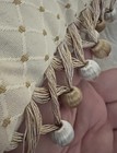 Croscill Rectangular Throw Pillow Gold Floral Tassels