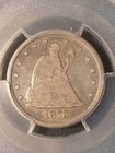 1875-cc Twenty Cent Piece    Pcgs F15   Mintage Of  133 290