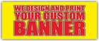 Custom Vinyl Mesh Banner Sign  Full Color - Free Design  For Outdoor Indoor Use